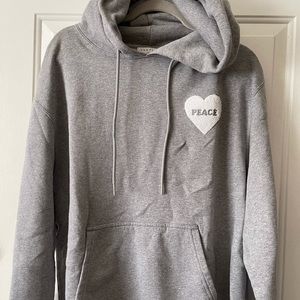 Gray Men’s Sandro Peace Hoodie